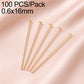 Gold plated bead head pins with loop heads, 0.6x16mm, 100 pcs shown