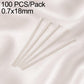 White/silver-tone bead head pins with round loop tops for DIY charm earring jewelry making