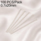 White-tone bead head pins with loop heads, 0.7x20mm, 100 pcs for jewelry making