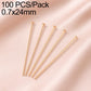 Gold-tone bead head pins, 0.7x24mm, looped eye pin style, pack of 100