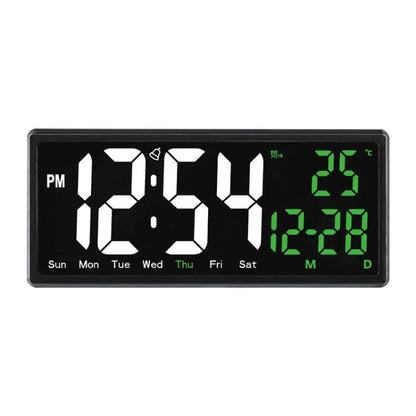 DS-3809L LED Multifunctional HD Digital Display Large Screen Electronic Clock with Remote Control