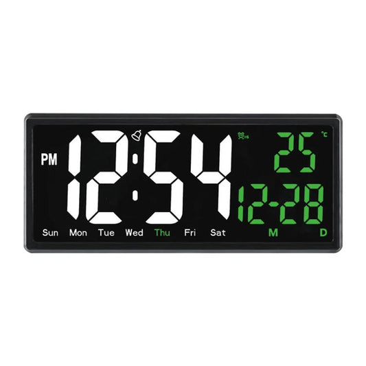 DS-3809L LED Multifunctional HD Digital Display Large Screen Electronic Clock with Remote Control
