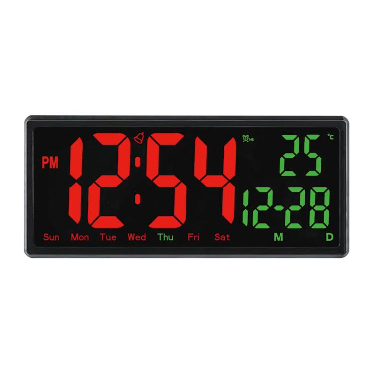 DS-3809L LED Multifunctional HD Digital Display Large Screen Electronic Clock with Remote Control