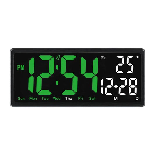 DS-3809L LED Multifunctional HD Digital Display Large Screen Electronic Clock with Remote Control