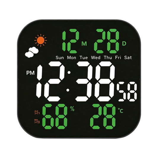 DS-3828L Multifunctional LED Digital Weather Display Electronic Clock