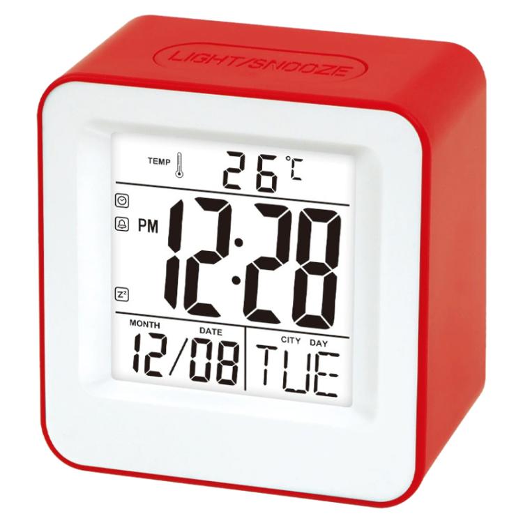 DS-3632 Multifunctional Desktop Voice Control Small Square Alarm Clock
