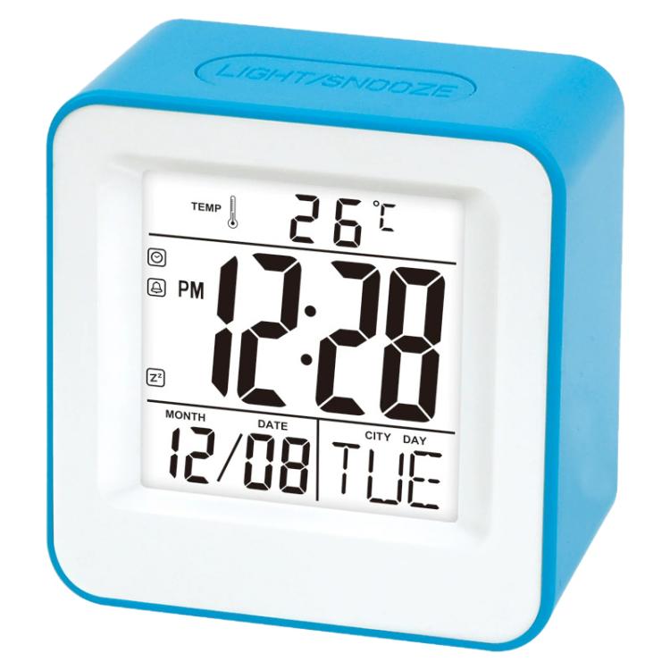 DS-3632 Multifunctional Desktop Voice Control Small Square Alarm Clock