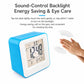 DS-3632 Multifunctional Desktop Voice Control Small Square Alarm Clock