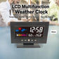 DS-8082TS LCD Multifunctional Voice-Controlled Backlit Weather Display Electronic Clock