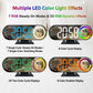 DS-3827LW Desktop Colorful Light LED Digital Display Mirror Electronic Clock