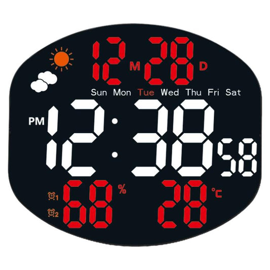 DS-3816L Multifunctional LED Digital Large Screen Weather Display Electronic Clock with Remote Control