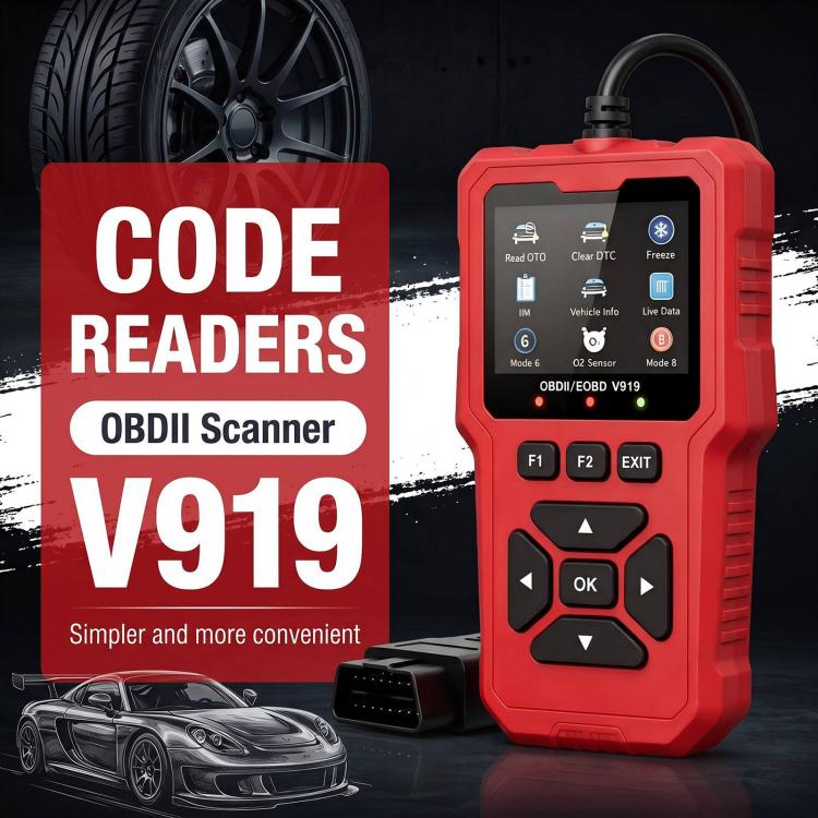 V919 Car Fault Diagnostic Scanner OBD2 Auto Code Reader