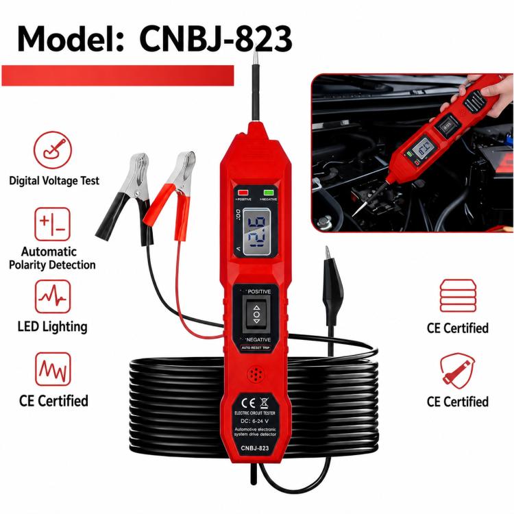 CNBJ-823 Car Electrical Circuit Tester, Multifunctional Drive Test Pen, CNBJ-823