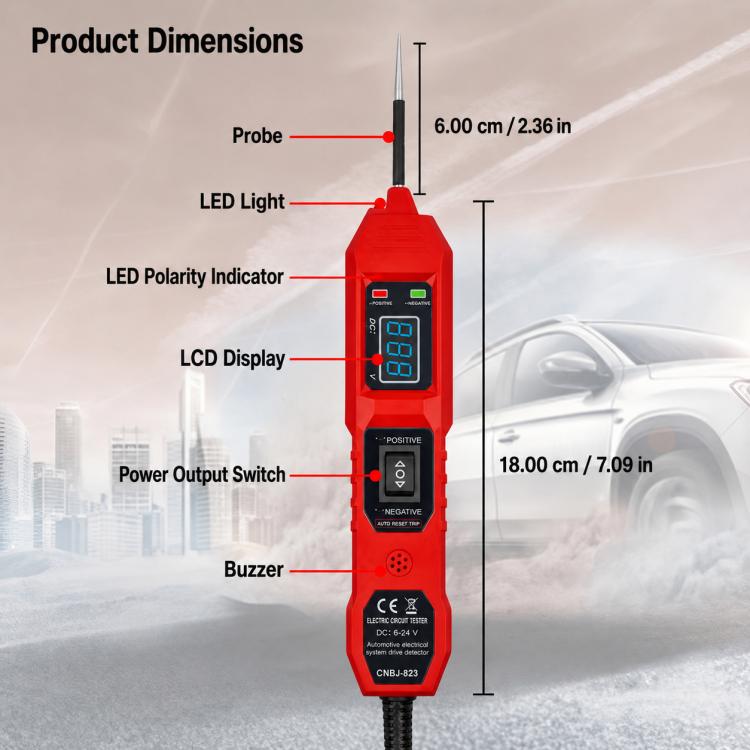 CNBJ-823 Car Electrical Circuit Tester, Multifunctional Drive Test Pen, CNBJ-823