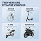 Phone holder compatibility for bicycle, scooter, e-bike, and motorcycle mounting