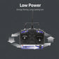 RC radio transmitter with low power feature arrows pointing outward