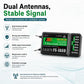 FlySky FS-iA6B 6-channel receiver with dual-antenna design and side channel connector