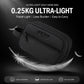 Black PGM ultra-light golf hand bag pouch with zip closure and carrying strap