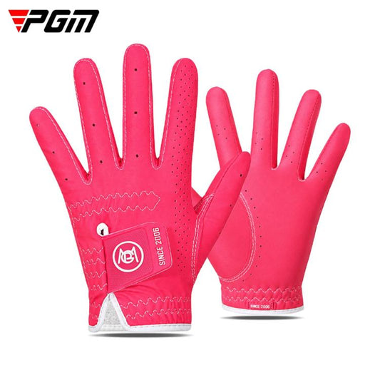 PGM ST048 Kids Wear-Resistant Non-Slip Breathable Golf Gloves, 14, 15, 16, 17