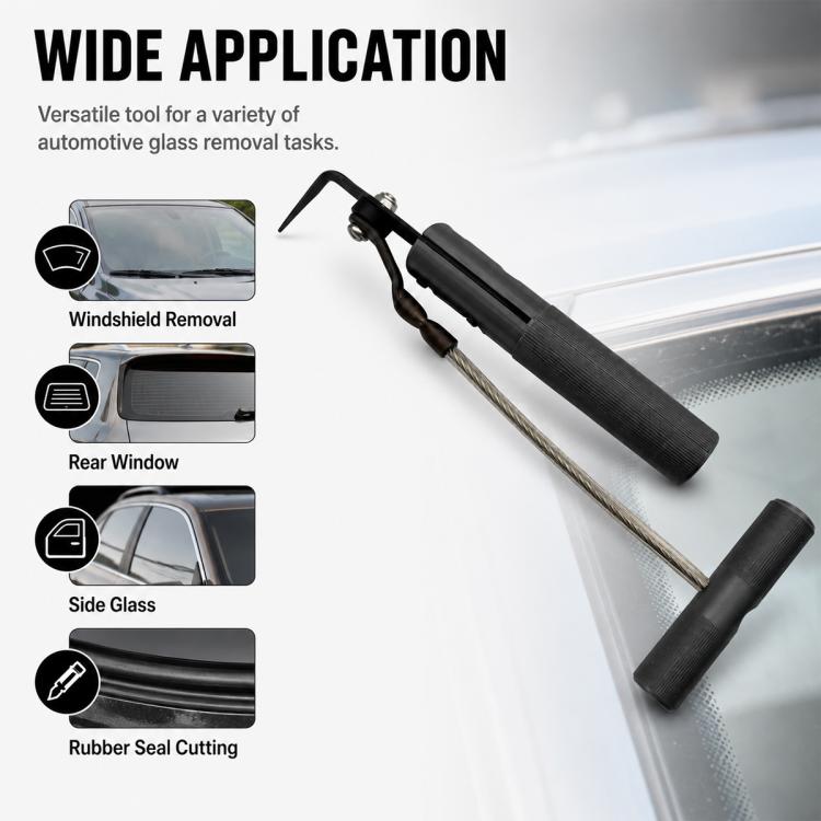 Plastic Version Car Windshield Rubber Cutting Knife, Auto Glass Removal Tool