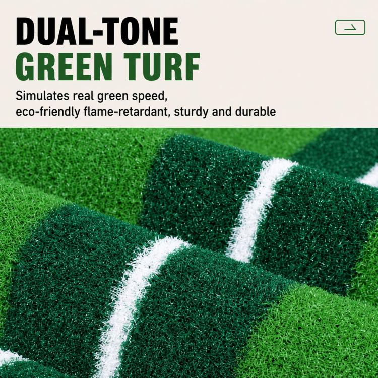 PGM TL042 Portable Indoor Golf Putting Practice Mat, Only Trainer, Trainer Set
