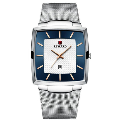 REWARD RD62009M Men Watch Quartz Watch with Calendar Display & Mesh Band
