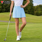 Girls pleated quick-dry golf skort, light blue, pleated skirt and elastic waistband