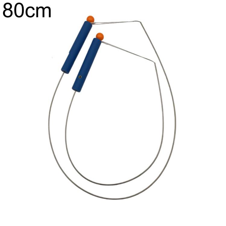Car stereo removal wire puller, 80cm, with blue handles, orange tips, and wire loops