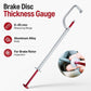 No-Removal Brake Disc Thickness Gauge, Car Brake Rotor Thickness Measuring Tool