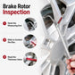 No-Removal Brake Disc Thickness Gauge, Car Brake Rotor Thickness Measuring Tool