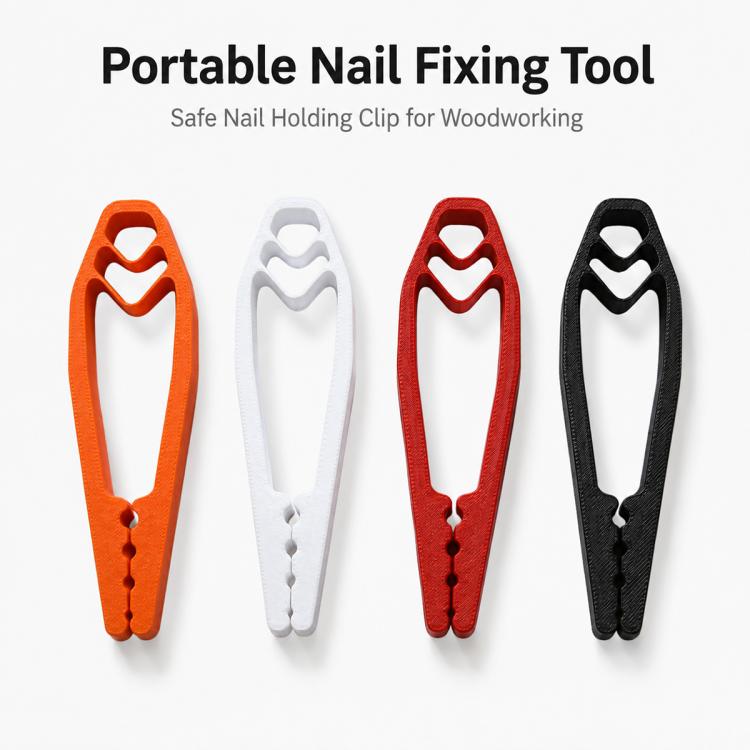 Portable Nail Positioning Tool, Hammer Nail Hand Guard Clip