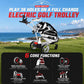 PGM QC010 Dual-Mode Foldable Electric Golf Push Cart