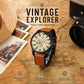 CURREN M8250 Men Quartz Watch with Leather Strap & Analog Display