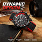 CURREN M8250 Men Quartz Watch with Leather Strap & Analog Display