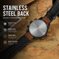 CURREN M8250 Men Quartz Watch with Leather Strap & Analog Display