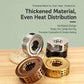 LsCook Stainless Steel Tea Warmer Candle-Heated Base