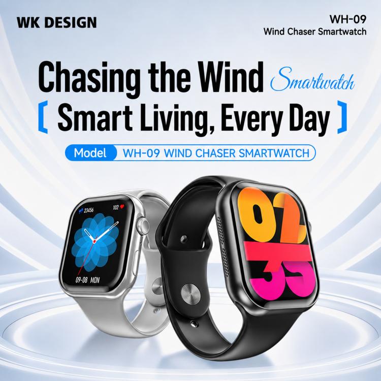 WK WH-09 Wind Chaser Smart Watch, 2.01 inch, BT Call, Pedometer, Sedentary Reminder