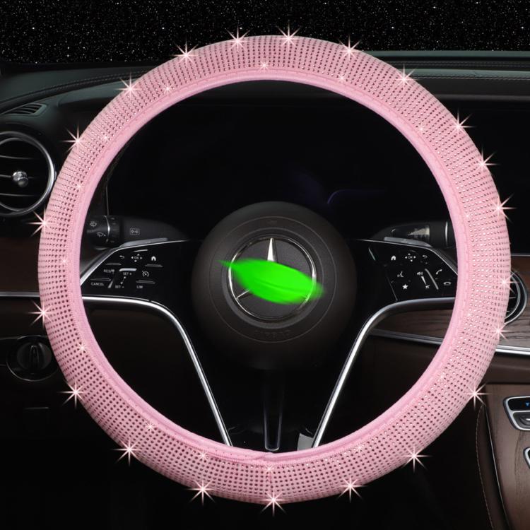 Car Diamond Studded Steering Wheel Cover, Diameter: 38cm