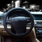 Car Microfiber Leather Steering Wheel Cover, Diameter: 38cm, with Inner Ring, without Inner Ring