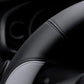Car Microfiber Leather Steering Wheel Cover, Diameter: 38cm, with Inner Ring, without Inner Ring
