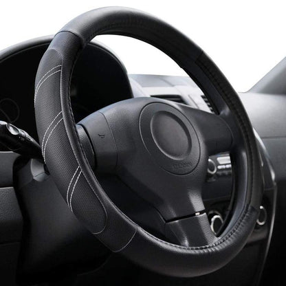 Car Faux Leather Steering Wheel Cover, Diameter: 38cm