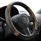 Car Faux Leather Steering Wheel Cover, Diameter: 38cm