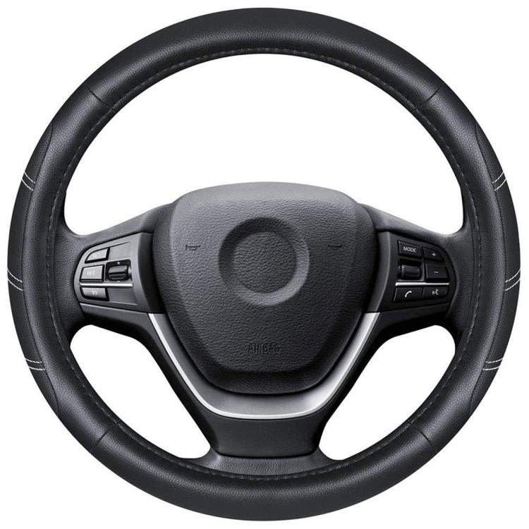 Car Faux Leather Steering Wheel Cover, Diameter: 38cm