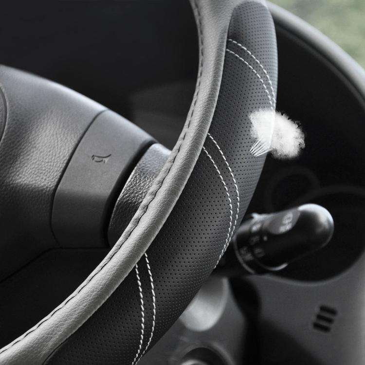 Car Faux Leather Steering Wheel Cover, Diameter: 38cm