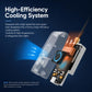 Exploded view of nano RF module cooling system with fan and copper heatsink