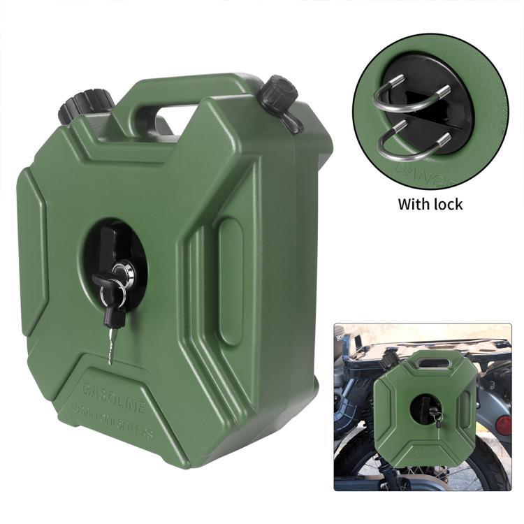 Car Plastic Fuel Tank Reserve Oil Container with Tool, 3L, 5L