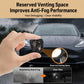Front camera tempered glass lens protector installed on a car, anti-fog design