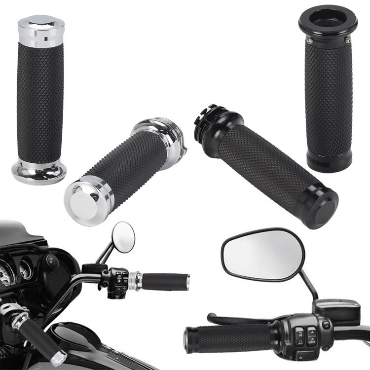 1 Pair Universal 25mm Retro RSD Motorcycle Handlebar Grips