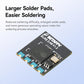 ELRS Lite receiver module PCB with larger solder pads and gold connector tabs