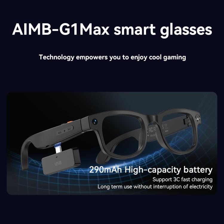 AIMB-G1Max 8MP Camera AI Smart Glasses with Photochromic Lenses, G1Max